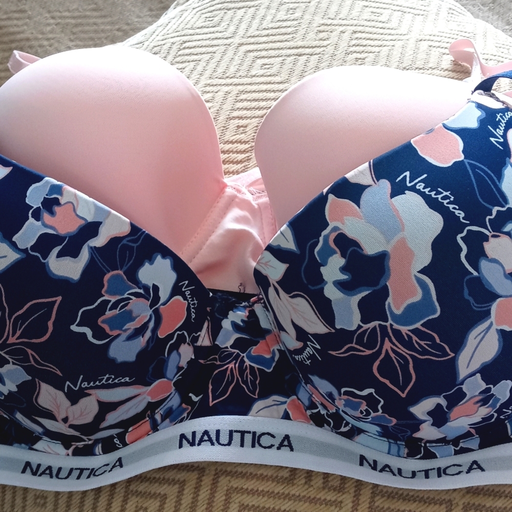 NWOT 2 Nautica Intimates 38C Bras